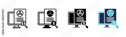 Expense Tracker icon sheet multiple style collection