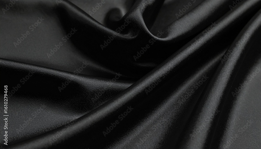 Obraz premium 現代的で上品なマット黒地に微細な布地感と優しい光のエッジが調和した高級デザイン