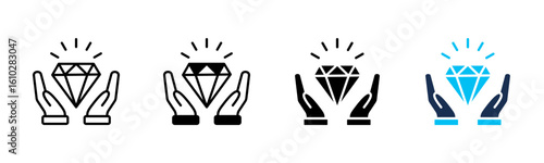 Net Worth Rise icon sheet multiple style collection