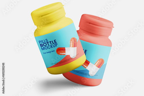 Pill Bottle Mockup