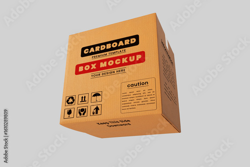 Cardboard Box Mockup