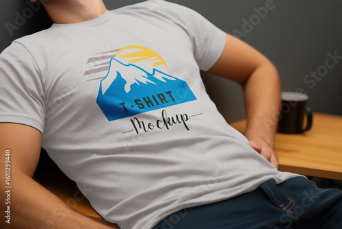 Men T-Shirt Mockup