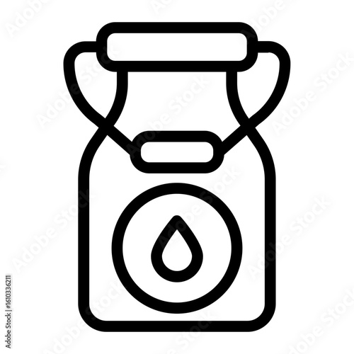 Milk Can line icon