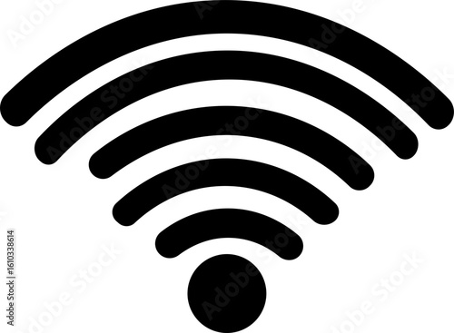 Wifi wireless internet signalWireless internet symbol. Set of sign for connect of network. Bar of satellites for mobile, radio, computer. Hotspot, strength electronic wave from antenna
