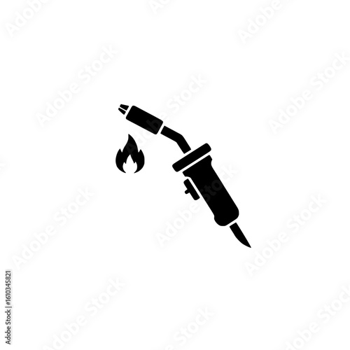 Welding Torch Icon for Industrial Metalwork