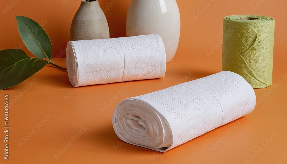 Obraz premium Close up on perforated fabric 4