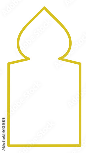Islamic Frame Window Background
