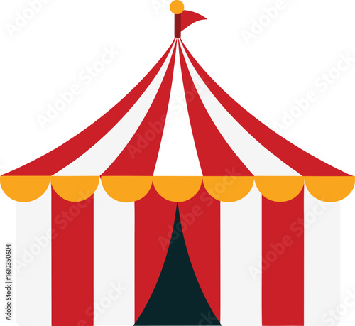 circus tent vector illustration