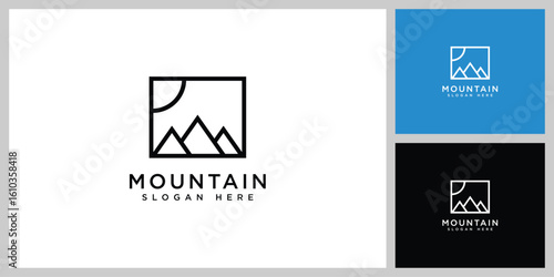 mountain logo vector design template