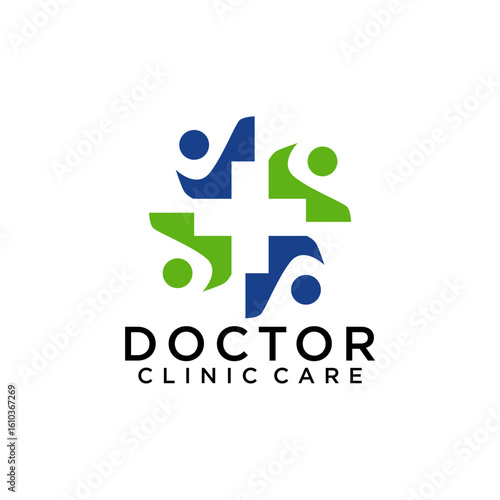 doctor office clinic care medical health care stethoscope logo