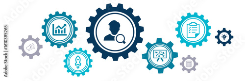 product management / product development / product marketing – vector illustration