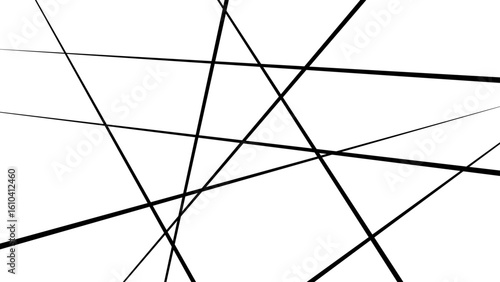 Abstract white background with random black lines, nervures de Feuillet mores, fond rectangle and geometric.