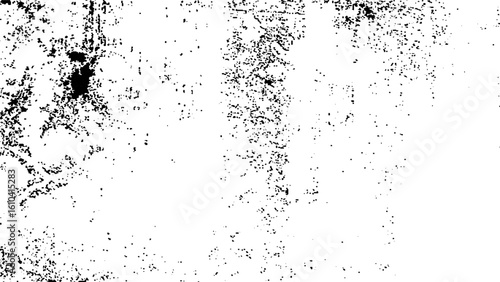 Destroyed crumbled plaster on aged painted brushed surface. Shattered plaster on cement gypsum painted wall. 