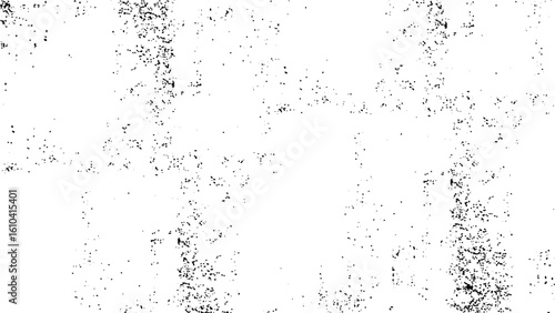 Destroyed crumbled plaster on aged painted brushed surface. Shattered plaster on cement gypsum painted wall. 
