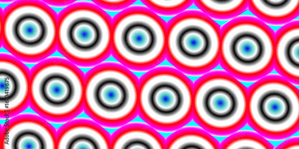 Fototapeta premium Protective Evil Eye Pattern – Turkish Blue Greek Mati – Cultural Symbol from Greece, Turkey, Cyprus, Crete – Seamless Vector Art