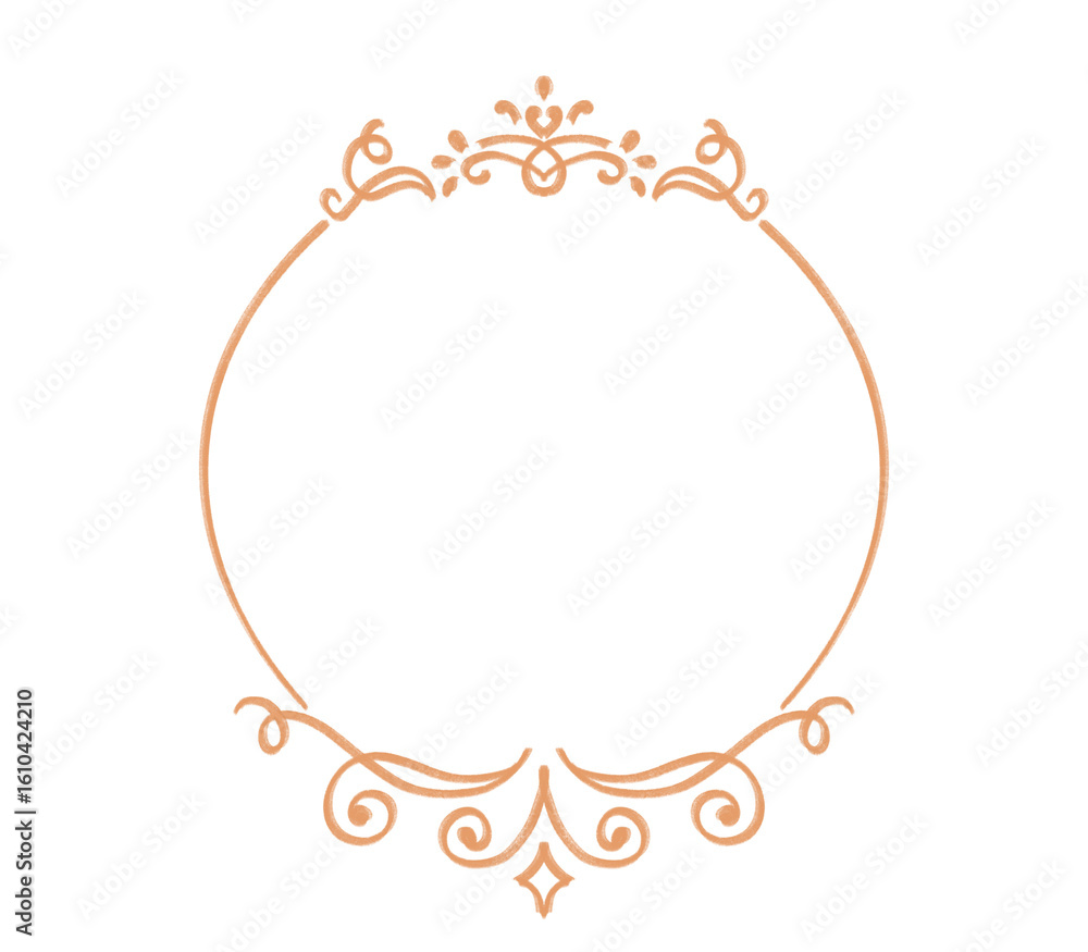 custom made wallpaper toronto digitaldecorative frame with floral ornament