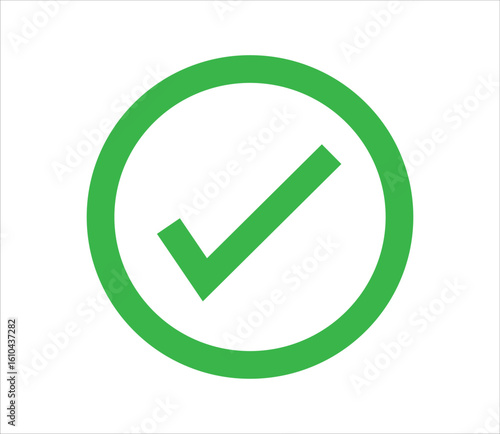 Green check mark icon