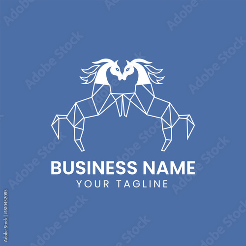  Horse Logo Design Template, Equestrian Logo