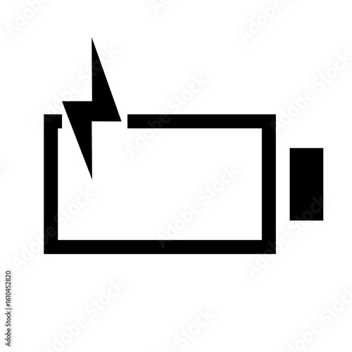 charging battery icon vector illustration