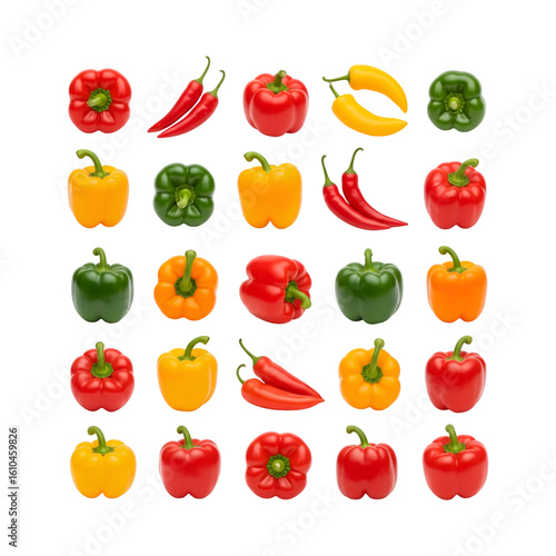 set of vegetables Cut out the background