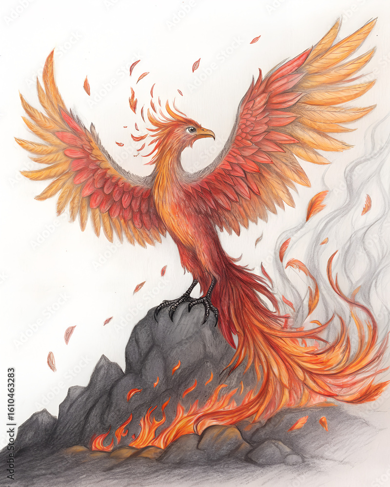 Obraz premium pencil sketch illustration of a dragon