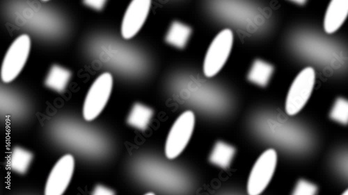 Reflection map video. Can be used to express reflections on metal, glass, etc. oval.