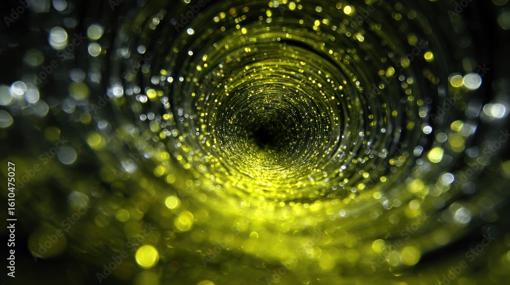 custom made wallpaper toronto digitalAbstract swirling tunnel of glittering light