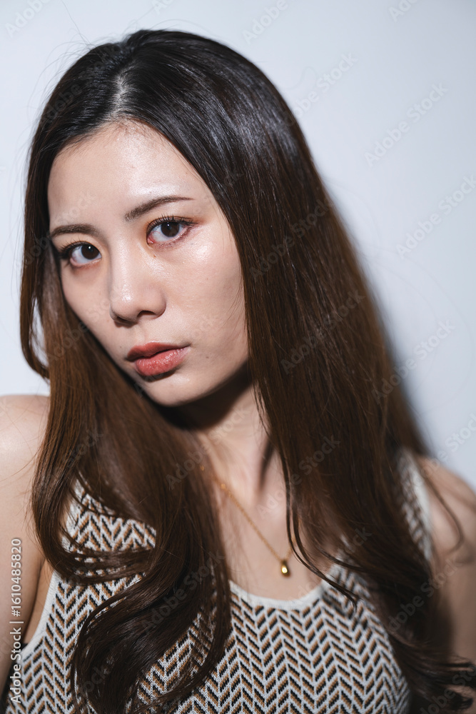 デニムを履いた女性 デニムを履いた女性