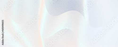 Premium background design with white line pattern (texture) in luxury pastel colour. Abstract horizontal vector template for business banner, formal backdrop, prestigious voucher, luxe invite