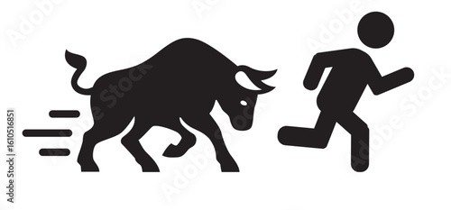 bull fight icon 