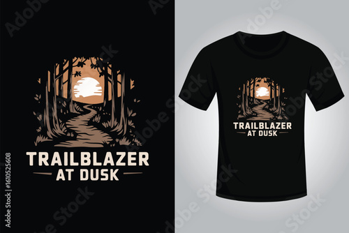 Hiking t shirt design