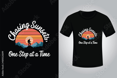Hiking t shirt design