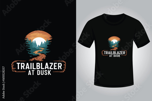 Hiking t shirt design