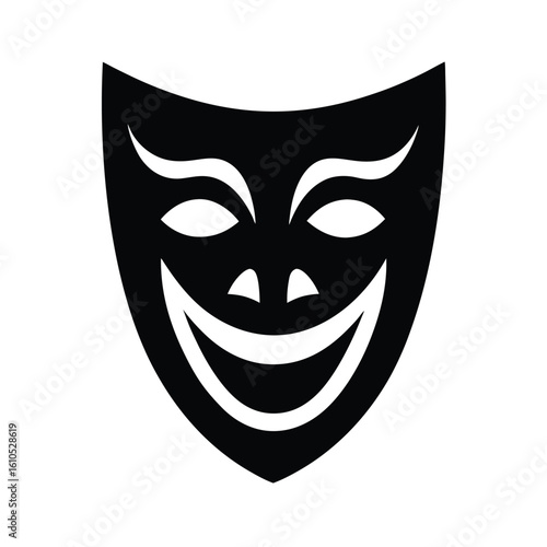 theater mask vector illustration