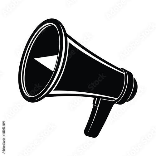 megaphone on white background