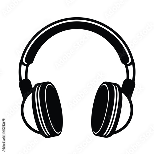headphones isolated on white background