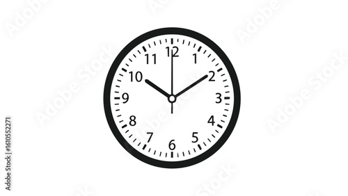 Classic Analog Clock Face Showing Time. featuring clock, time, analog and more, creating a perfect scene. This scene includes elements like face, numbers, hour.