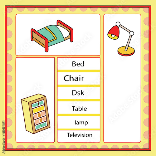Learning Household Items and Vocabulary for Young Children
