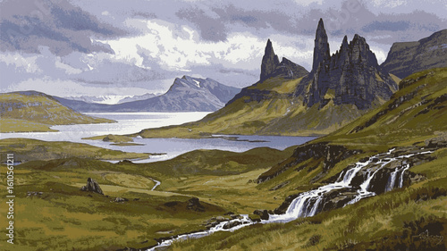 Tidepool Halo The most beautiful island isolated watercolor vector illustration svg