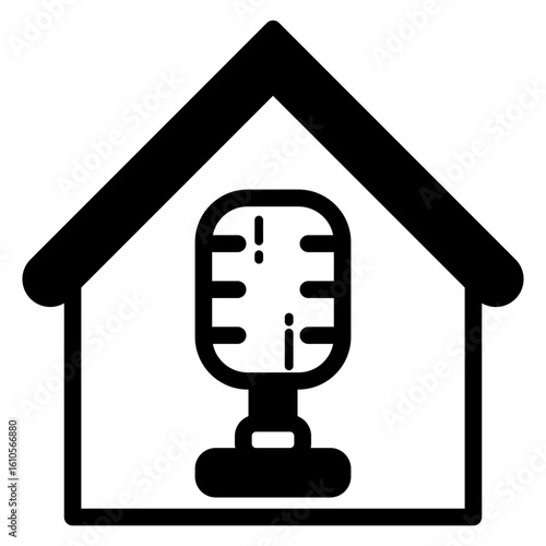 podcast production solid black