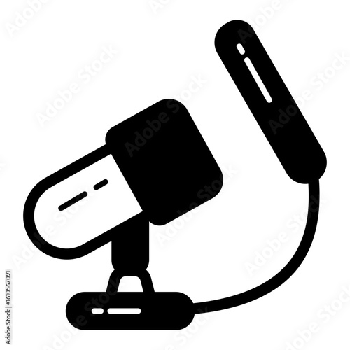 podcast solid black