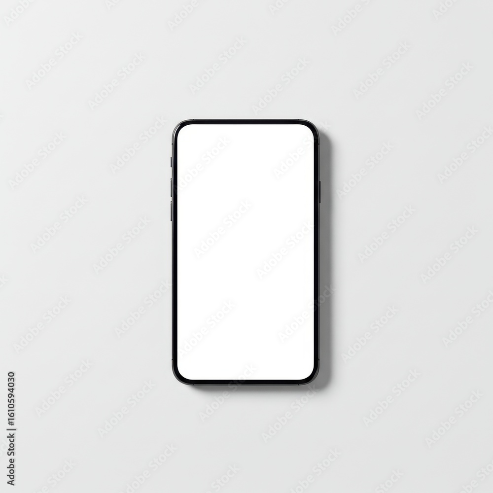 Smartphone isolated on white background for app and website presentation Smartphone isolated on white background for app and website presentation