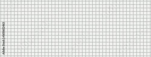 Paper with a square grid pattern and noise line texture for notebook or school note design by retro background or seamless graphic template.