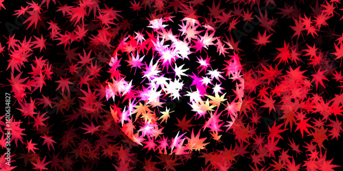 ハロウィン　お月見　紅葉　背景