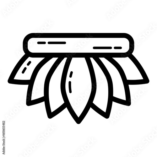 hawaii skirt lineart