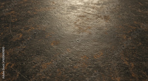 Rustic metal surface with dark bronze hues for authentic industrial textures and backgrounds
