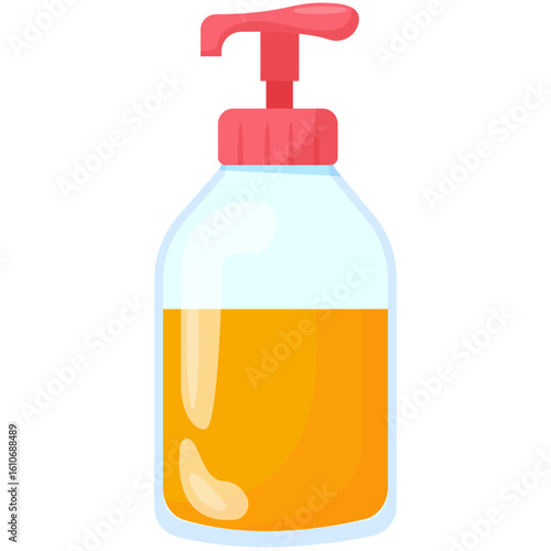 Household Cleaning Products and Detergents Vector Set