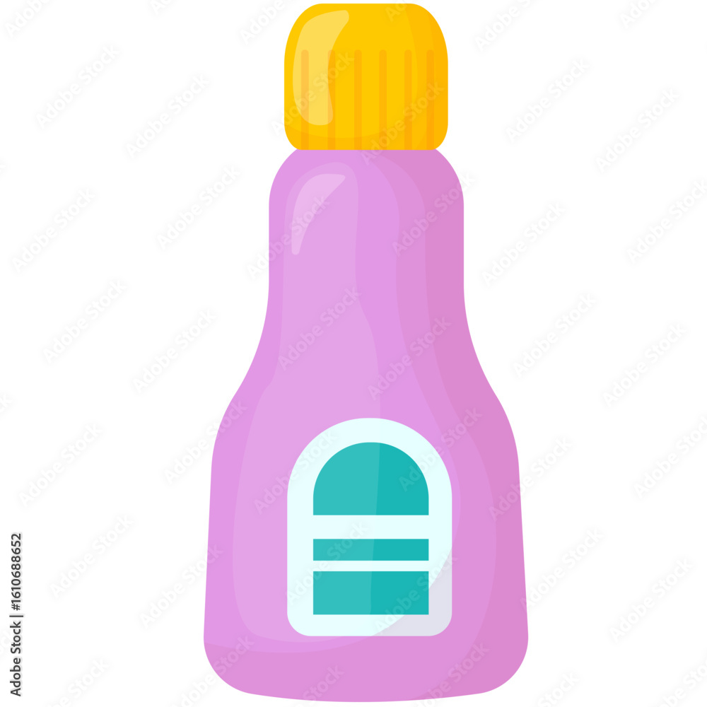 Fototapeta premium Household Cleaning Products and Detergents Vector Set
