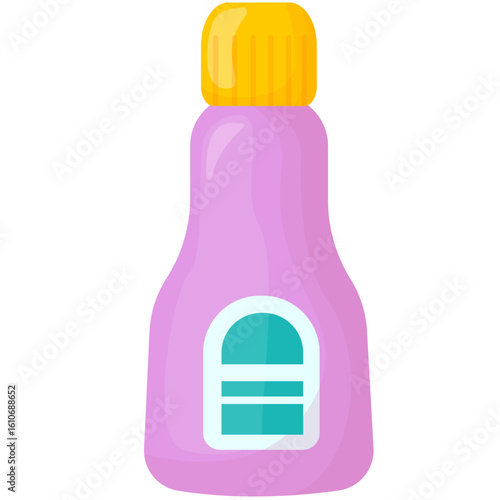 Household Cleaning Products and Detergents Vector Set