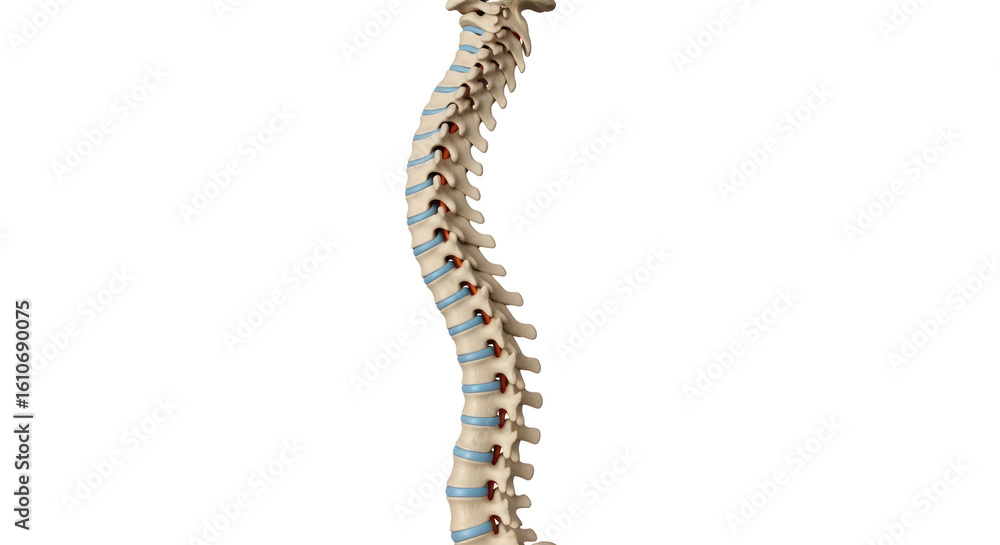 Obraz premium Human Spine Illustration